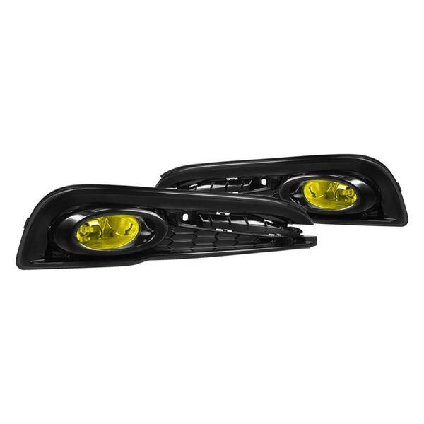 Spec D Tuning Fog Lights Assembly for 2014-2015 Chevy Silverado, Chrome LF-SIV1415COEM-DL